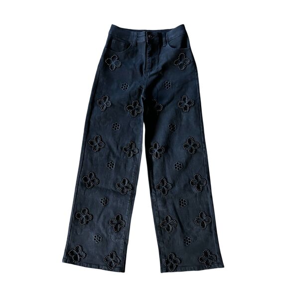 THE NOLI SHOP, Women's Pants, "Kaia Pearl High Rise Jeans,"Black, Size 29, NWT - Picture 3 of 7